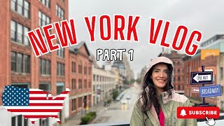 NEW YORK VLOG PART 1  Amerikanın Meşhur Lezzetleri MoMA Manhattan Turu Times Square ve dahası [upl. by Burchett]