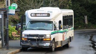 BC Transit RDN 2020 Chevrolet ARBOC SOF 27  2729 on route 97 Eaglecrest [upl. by Eceirahs]