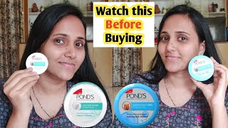 PONDS Light Moisturizer vs PONDS Super Light Gel Moisturizer  Any harmful chemicals 😳😳 With DEMO [upl. by Sheffie517]