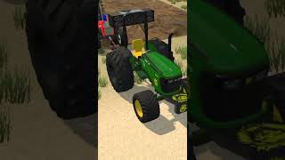 Swaraj v s John Deere tractor 🚜🚜🆕🚜🚜 [upl. by Ahsinahs]