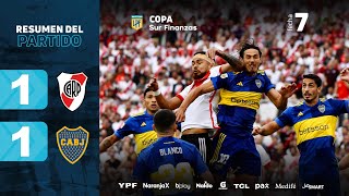 RIVER 1  1 BOCA I Resumen del partido I CopaSurFinanzas 2024 [upl. by Bethesda]