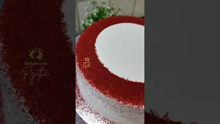 Final Touch  Red Velvet Cake Magic cakedecoration redvelevet [upl. by Yentyrb541]