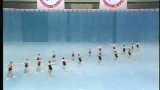 btn1601 Sekicity Sekisyoukou Highschool Baton twirlers [upl. by Tterag]