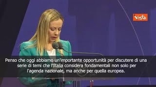 Natalità Meloni Lavoriamo per realizzare cambiamento culturale significativo [upl. by Anera317]