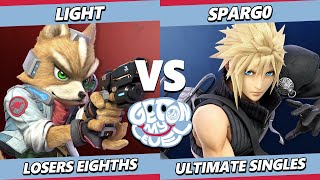 GOML 2023 Top 8  Light Fox Vs Spargo Cloud Smash Ultimate  SSBU [upl. by Marutani94]