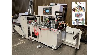 shrink sleeve seaming machine PETG PVC shrink sleeve label glue sealing machine [upl. by Chickie]