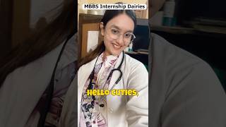 Realistic MBBS internship vlog🩻🩺✨neetmbbsshortsfeed [upl. by Anura1]