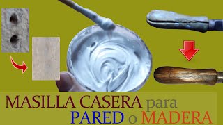 MASILLA CASERA PARA PARED Y MADERA 🧱 Ràpida y económica La ponemos a prueba 💪 [upl. by Isbel742]