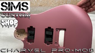 Charvel Pro Mod DK24 guitar  Satin Burgundy Mist [upl. by Kampmann410]