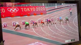 東京オリンピック2020 陸上 100m決勝 [upl. by Yettie667]