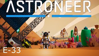 Astroneer E33 Rail Line to Solar Panel [upl. by Treve759]