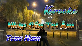 KARAOKE HANG MAI  NHỊP CẦU TRI ÂM  Tone Nam [upl. by Wilkey594]