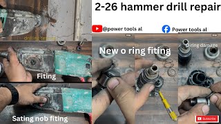 226 hammer repair  226 hammer drill O ring replacement [upl. by Mulligan]