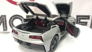 Corvette Stingray Maisto Exclusive 118 Auto a Escala [upl. by Llirred]