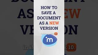 Uploading a document as a new Version in iManage Work 10 filemanagement cloudservices [upl. by Husha]