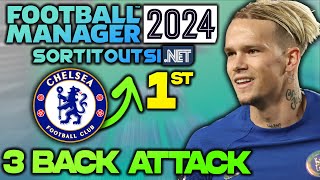 ATTACKING 343 Tactic on Football Manager 2024 [upl. by Merkle]