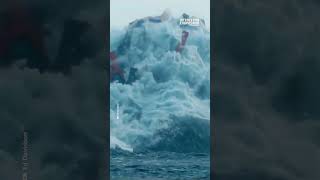 Overloaded Cargo Ship Drops Containers in the Sea [upl. by Body]