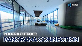 IndoorOutdoor Panorama Connection DFOS panorama drone [upl. by Engle360]