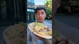 Chipotle Order Bloopers 🤦🏽‍♂️😭 chipotle [upl. by Yerfdog]