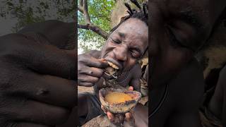 its incredible Cookies Meals🤤See Hadza enjoy breakfast food 😋So delicious culture bushmen [upl. by Babb]