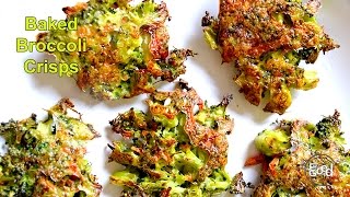 Baked Broccoli Crisps  FoodForYourGoodcom [upl. by Penman]