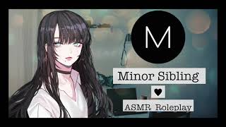 ASMR Roleplay Minor Sibling F4M Friend’s Sister Kuudere Deep Conversation Connecting [upl. by Vudimir541]