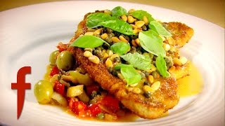 Escalope of Veal Caponata  Gordon Ramsays The F Word Season 3 [upl. by Nnyltiac313]