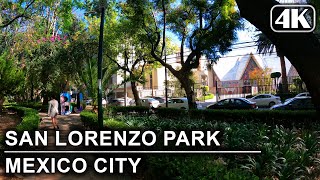 Parque San Lorenzo 🇲🇽 Ciudad de México  4K Walking Tour [upl. by Judi]