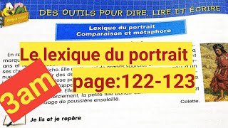 le lexique du portrait 3am page122123 [upl. by Thora]