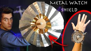 Make an Expandable METAL Wrist Watch Shield V2  Percy Jackson Style [upl. by Akeylah]