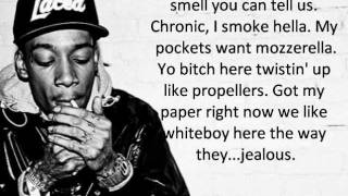 Wiz Khalifa  Good Dank LYRICSVIDEO [upl. by Eiliak]