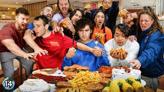 I Brought 50 Competitive Eaters To A Buffet [upl. by Romola]