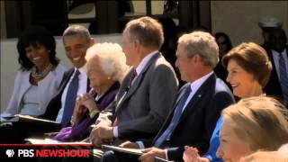 Watch President Bill Clinton speak at the Dedication of the George W Bush Library [upl. by Anilehs]