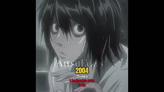 L Lawliet Through The Years deathnote llawliet anime [upl. by Ataymik]