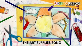 The Art Supplies Song by The Juicebox Jukebox  Art Class Elementary Teacher Draw Paint Color Create [upl. by Gerard451]