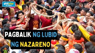 Traslacion 2024 Sitwasyon ng mga deboto ng Itim na Nazareno sa pagbalik ng lubid ng imahe [upl. by Battiste]