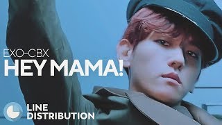 EXOCBX  Hey Mama Line Distribution [upl. by Lunseth]