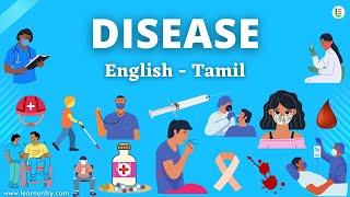 Disease in Tamil  Disease names in Tamil and English  Learn Entry [upl. by Ammamaria]