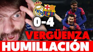 🤬¡EXPLOTO VERGÜENZA HISTÓRICA del MADRID HUMILLADO por el BARÇA en el BERNABÉU con la GOLEADA 04 [upl. by Tnahsin]