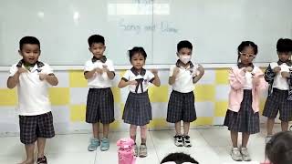 Kid song  The Bicycle Song with Liya at school performance  happy kids  school song [upl. by Des556]