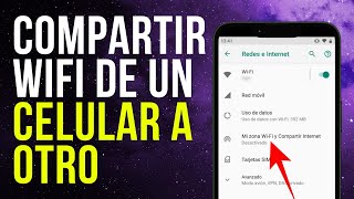 Cómo compartir wifi de un celular a otro [upl. by Sly163]