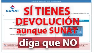 Devolución de Impuestos 2023 Sunat  Como saber si tengo devolución de renta de quinta categoría [upl. by Letti]