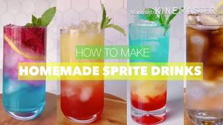 SPRITE HOMEMADE DRINKS  10 EASY MADE [upl. by Bills]