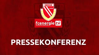 Pressekonferenz vor der Drittligapartie RotWeiss Essen vs FC Energie Cottbus [upl. by Daffie134]