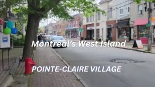 Exploring PointeClaire Village A Charming Lakeside Gem near Montreal [upl. by Gnues]