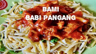 Bami Babi Pangang  Noodles Pork with Sweet and Sour Sauce Shorts [upl. by Ellehcam724]