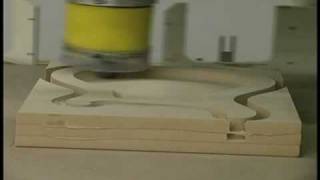 Thermwood Corporation  3 Axis CNC Router Machining a Guitar Body [upl. by Latsyrk482]