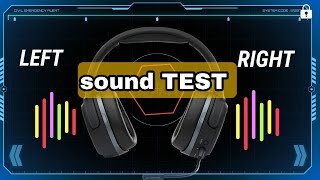 left  right stereo earphoneblooth headphones sound test [upl. by Nabetse]