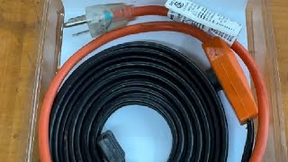 Frost King HC12A Automatic Electric Heat Kit Heating Cables Review Heat cables are the way to go [upl. by Tomlin]