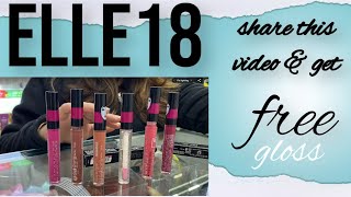 Elle 18 lipgloss review and giveaway  amazing shades order now from ​⁠Neomtraderkaithal [upl. by Schaeffer]